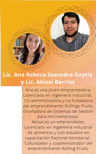 Ana Saavedra y Abisai Barrios